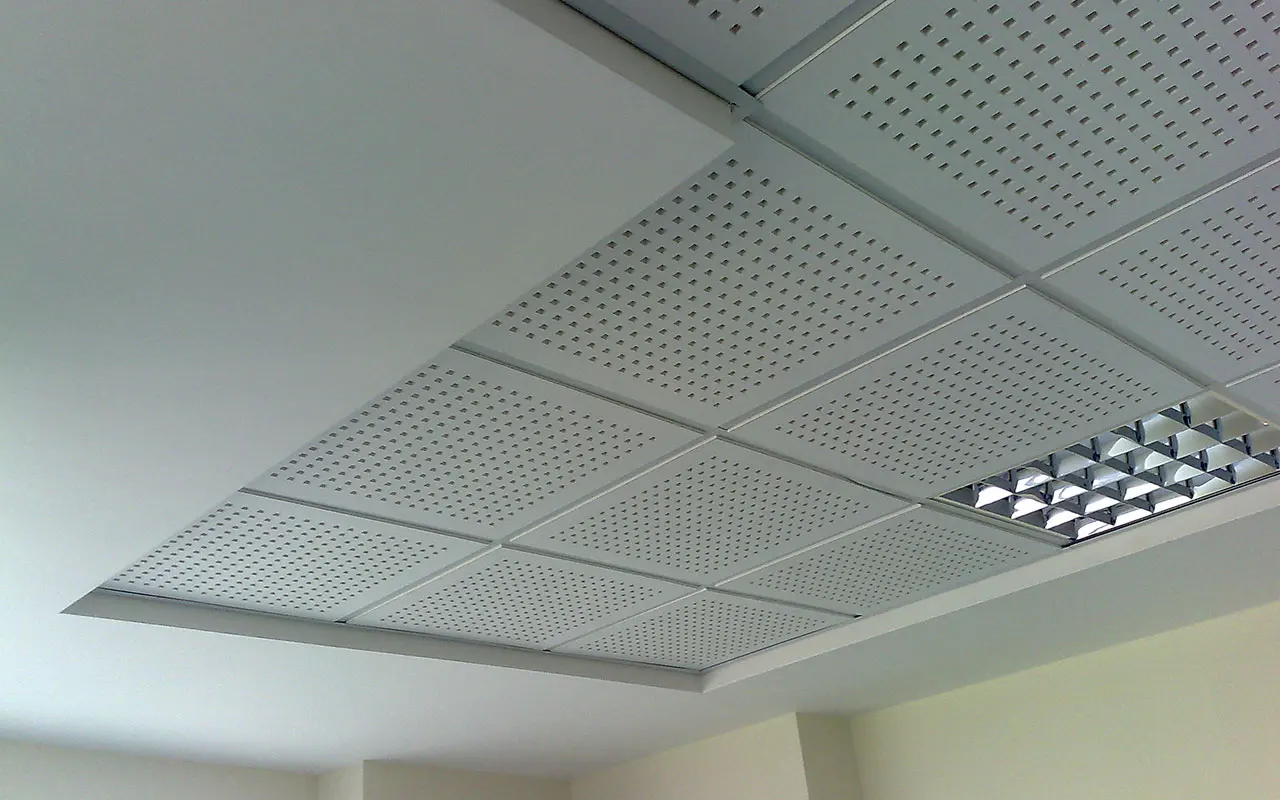 High Quality Soundproof Modern Design Lay-In Metal Ceiling for Office & Hotel Interiors Price from Turkey