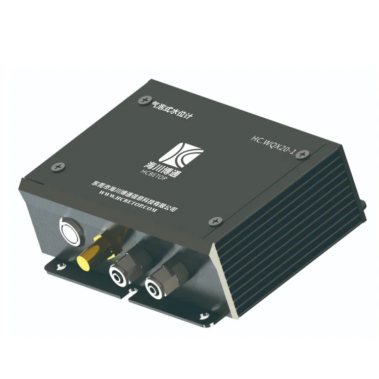 air water meter with submersible bubble water level sensor well depth level sensor