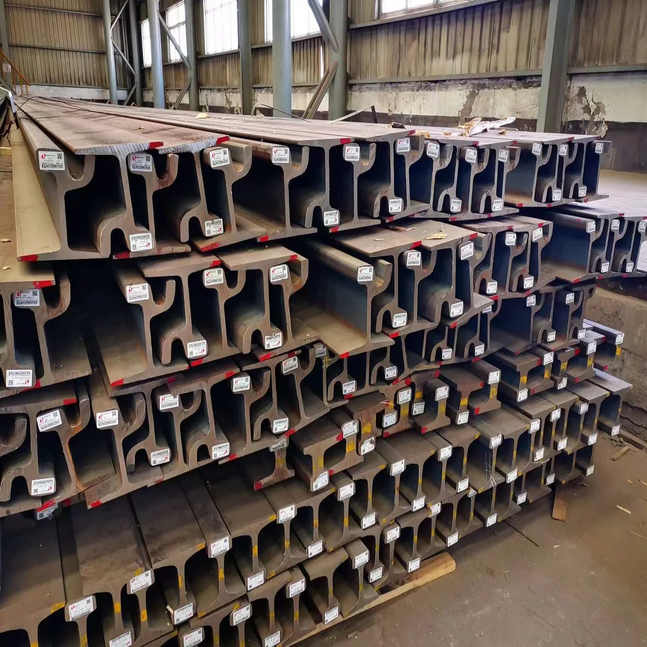 R50 R65 train steel rail used railway track in bulk used rail steel scraps