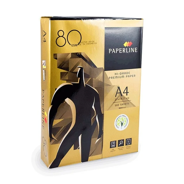Paperline / Paperbase Gold White A4 Copy Paper 80 gsm (210mm x 297mm)