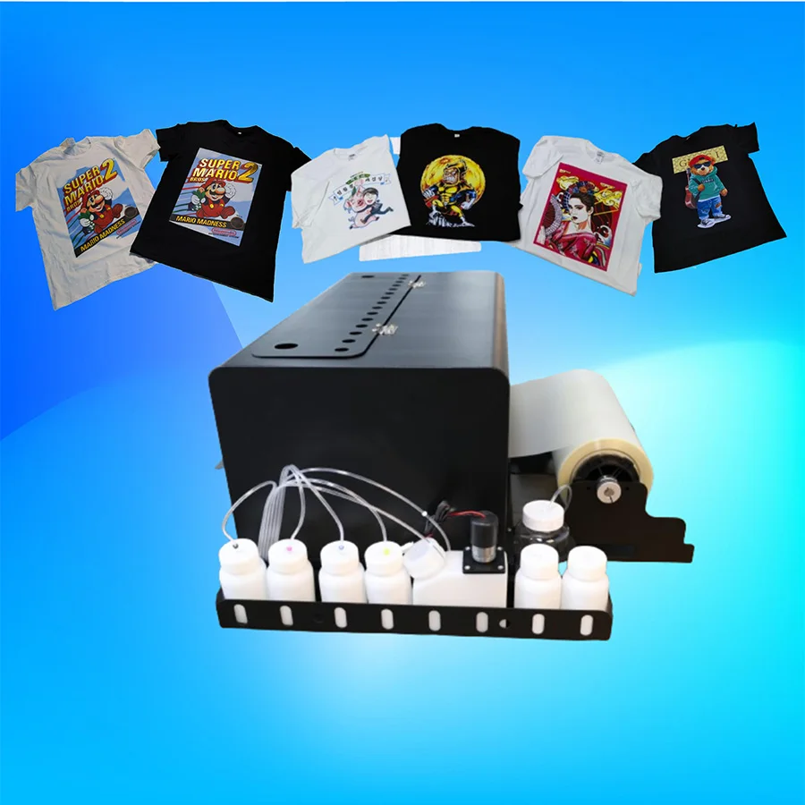 A3 size Small machine dtf printer printing machine printer dtf XP600 for T-shirt pet film