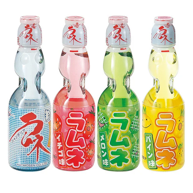 Ramune Japanese carbonated soft drink