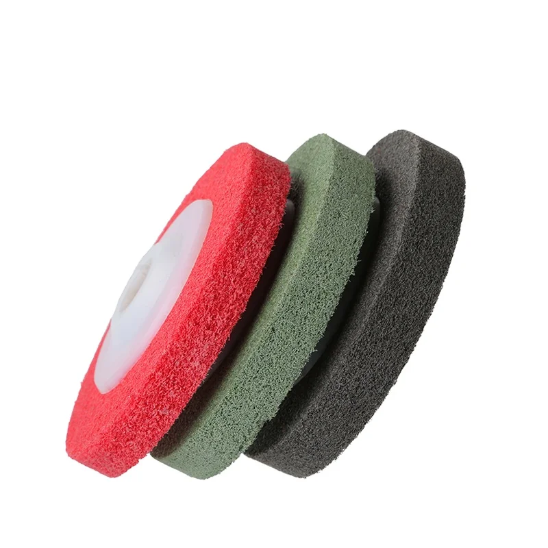 Polishing Disc India 7P 9P Non-Woven Polishing Wheels 80 Grint