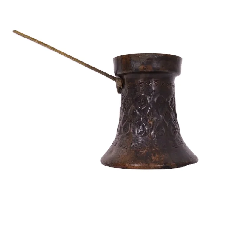 Creative vintage copper Turkish coffee pot tableware coffee cup home kitchen restaurant hotel party table decor made in India