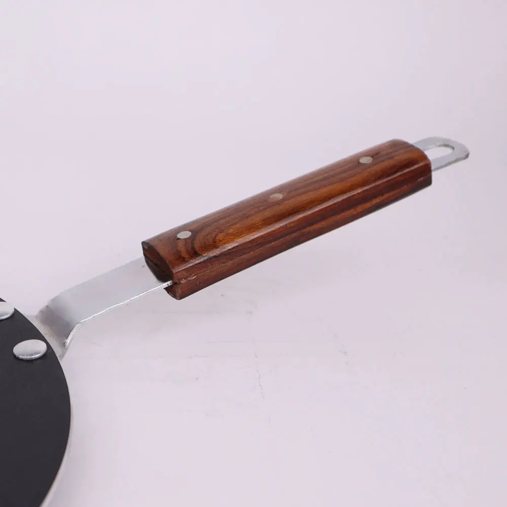 Chef Heavy Gauged Non Stick Aluminum Tawa Non Stick Crepe Pan Pizza Pan Piza Pancake FlatTawa Crepe Pans Dosa Tawa Roti Maker