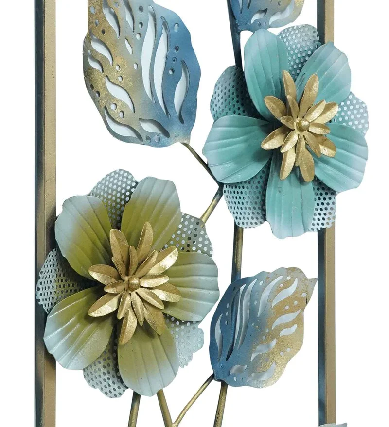 Latest Design Wall Art Flower Frame Design Metal Art Frame for Living Room House Decoration Wholesale Inside Arts Supplies