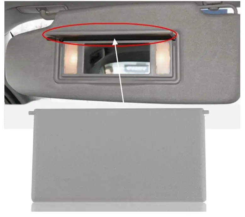 Солнцезащитный козырек для зеркал Mercedes W203 C Class OEM A2038170220