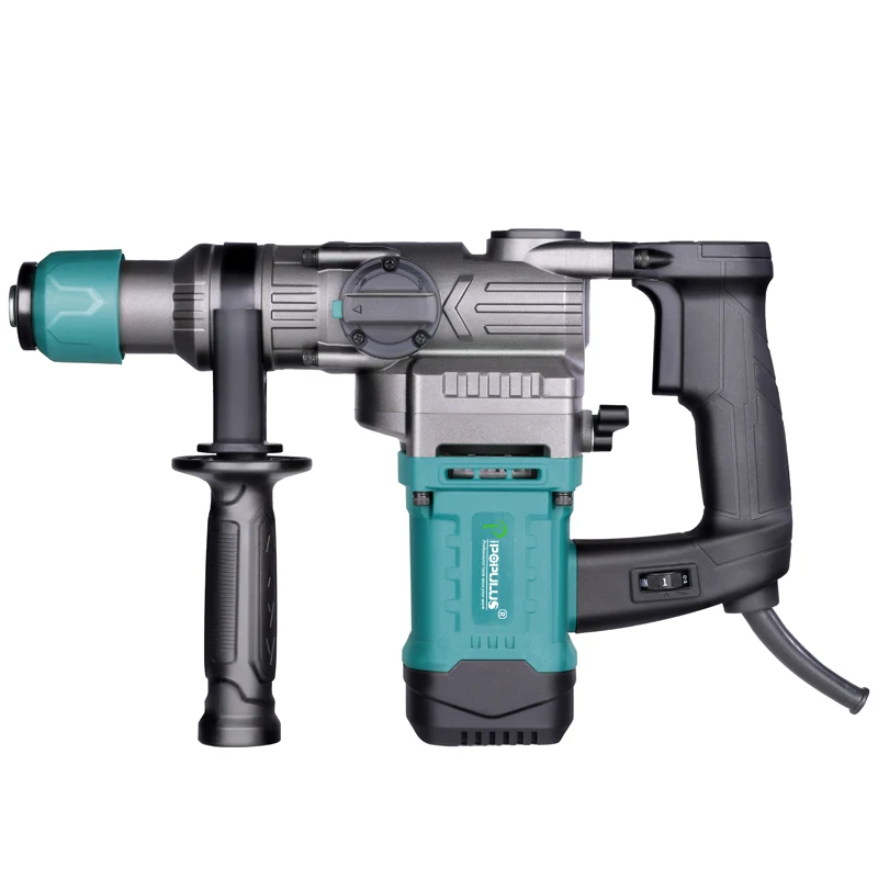 iPOPULUS 3 Functions Jack Hammer electric Pick High Power Concrete Breakers Demolition Rotary Hammer Impact Drill Set