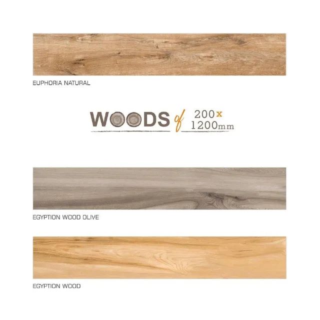 Luxury Design Wooden Strip 200x1200 mm Porcelain slab Wooden Floor Tiles Decorative Wooden Plank Tiles For Walls And Floor