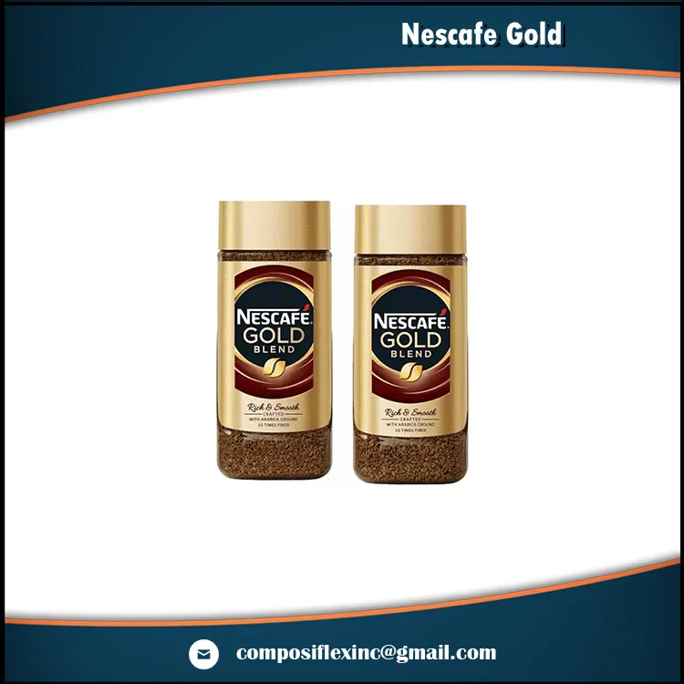 Globally Selling High Quality Nescafe Gold Instant Coffee 100g 200g at Affordable Market Price