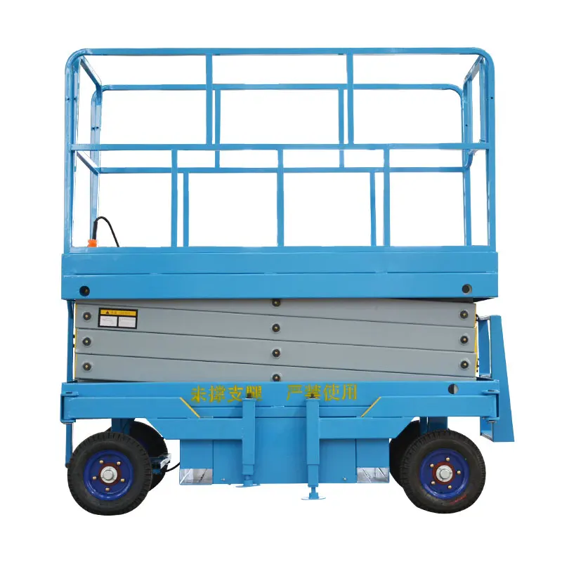 Qiyun Factory Price 8m Platform Height 10m Working Height Mobile Scissor lift for sale