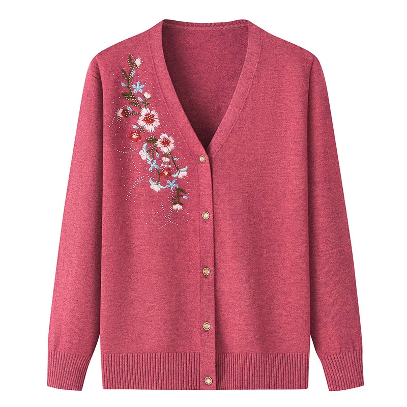 Women Casual Long Sleeve Loose Knitted Sweater Coat breathable Fashion Oversized high quality  Tops Solid Vintage Clothing