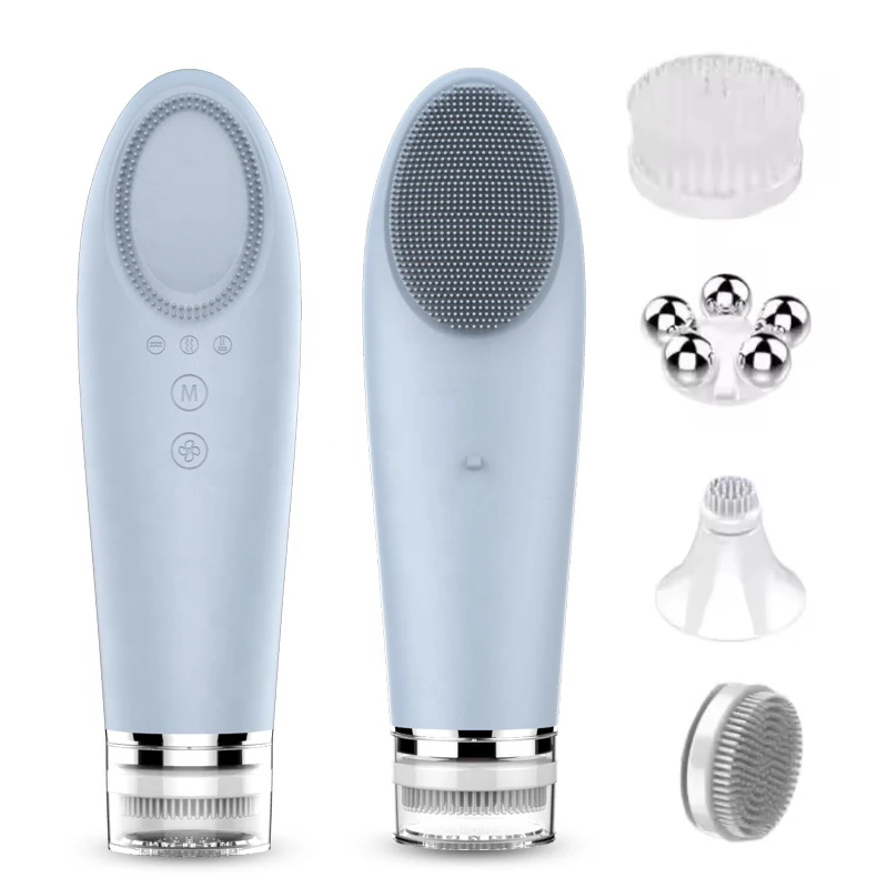Electric sonic facial cleansing brush Face Cleanser Spa Ultrasonic  Facial Cleansing Brush For Deep Skin Cleaning