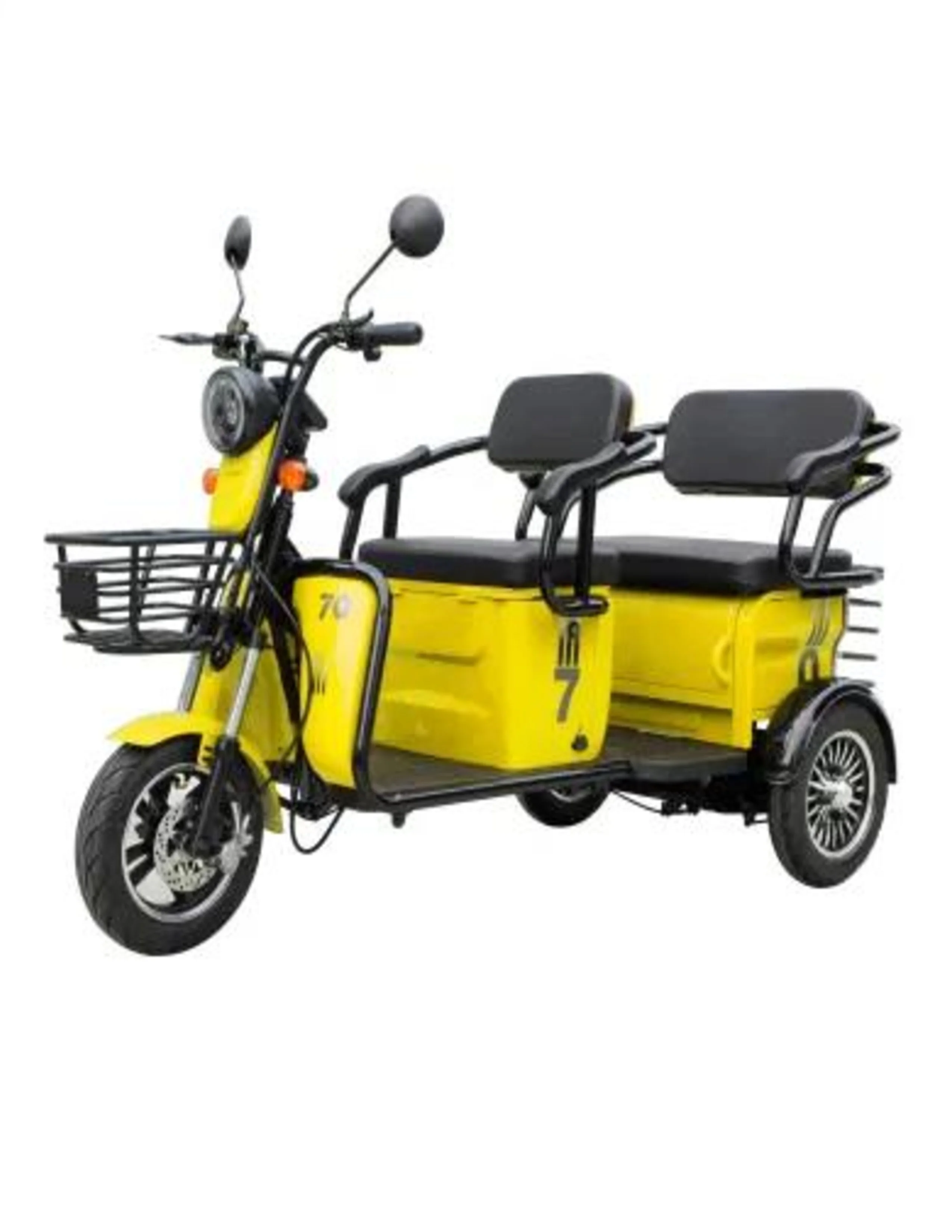 Moto Tricycle Motorized folding Adult Electric Bicycle