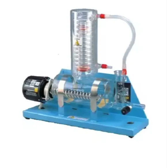 GLASSWARE LAB INSTRUMENT WATER DISTILLATION WITH METAL HEATER FREE SHIPPING