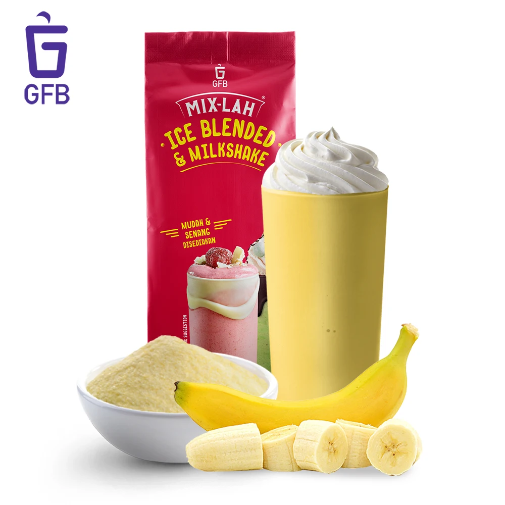 Wholesale Halal Banana Fruit Powder For Bubble Tea 1KG