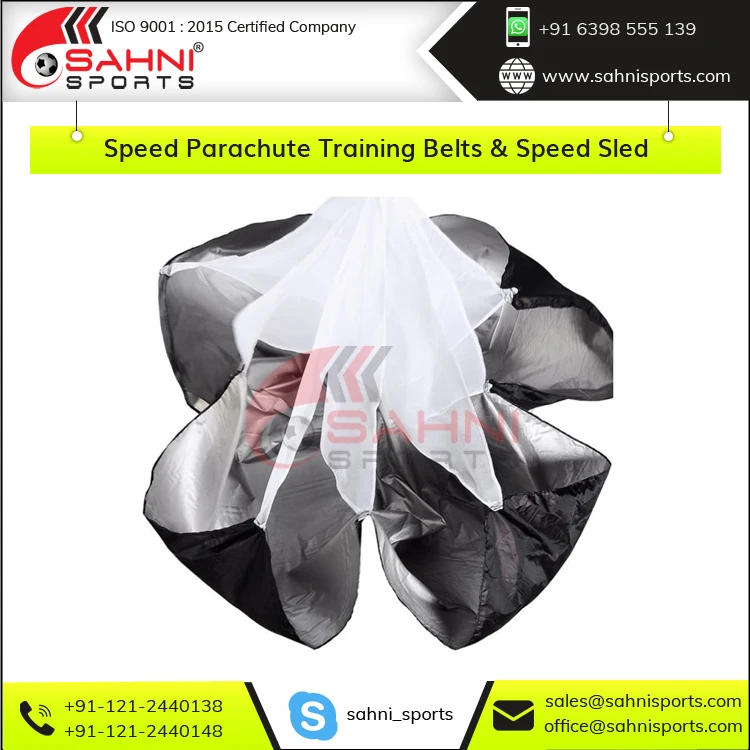 Best Quality Private Label Customized Speed/Soccer/Football Training Speed Parachute, Training Belts & Speed Sleds for Sale
