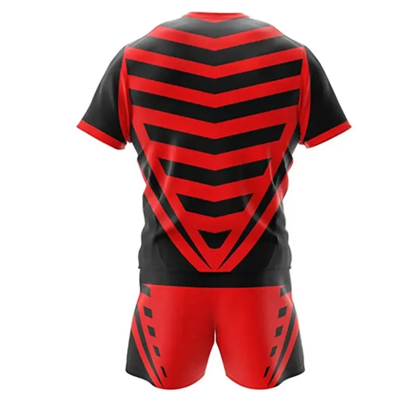 Cheap Breathable Men Rugby Uniform Set Custom Sublimate Bulk Rugby Shirt Rugby Team Jersey Uniform