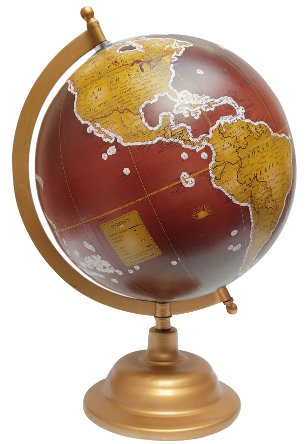 Educational Metal Globes Ornamental Home Decoration for Globas Inspired Decor home decorative item top standard product