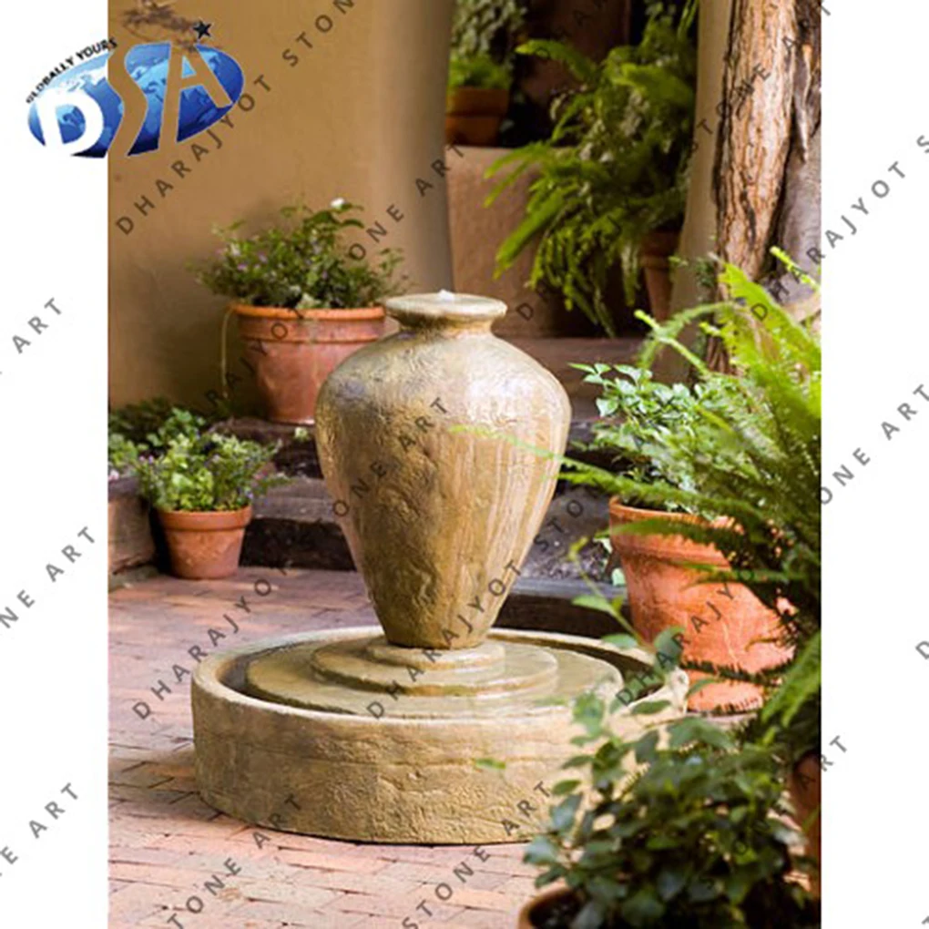 pot water fountains dancing fountain statue sculpture smooth finish and cheap rates and reasonable prices for  sales of fountain