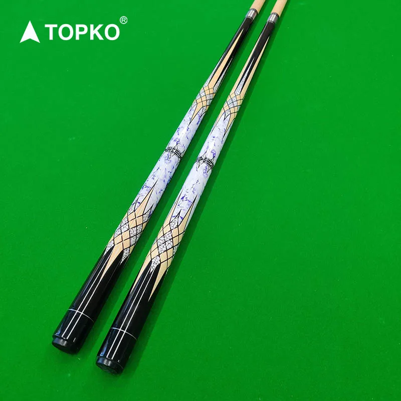 TOPKO High Quality Billiard Snooker Cue 145cm Maple wood Pool Game Snooker & Billiard Pool Cue Stick