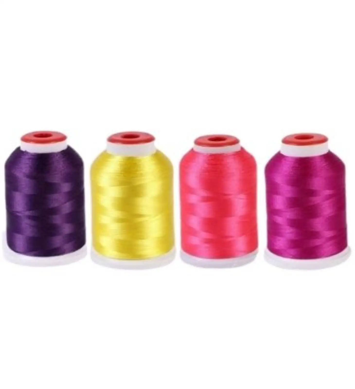 Superior Heavy-Duty 100/2 Polyester Sewing & Embroidery Thread Spun Yarn for Seamless Stitching Vial