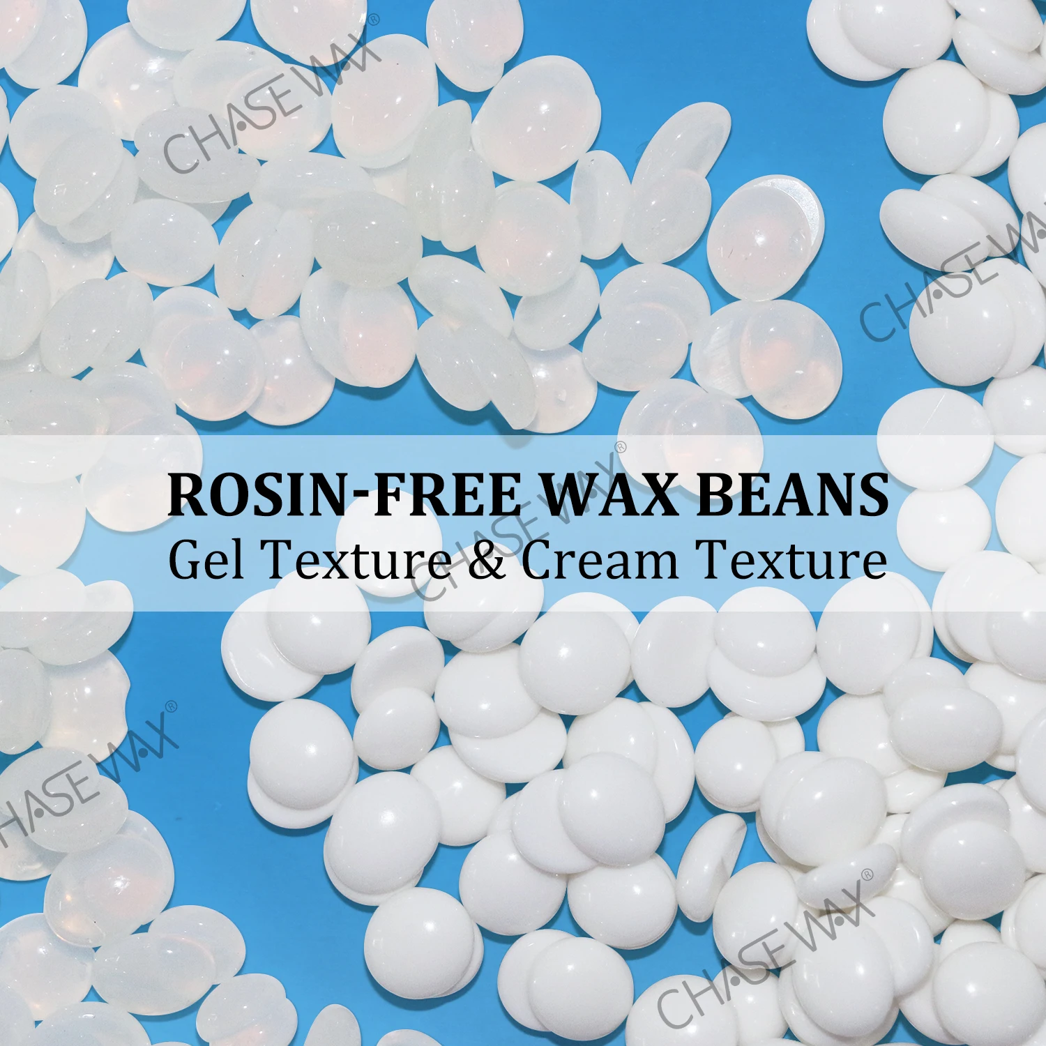 Chase Wax 10 LBS Coconut Transparent Microcrystalline Hair Removal Clear Hard Wax Beads For Wholesale Bulk Order