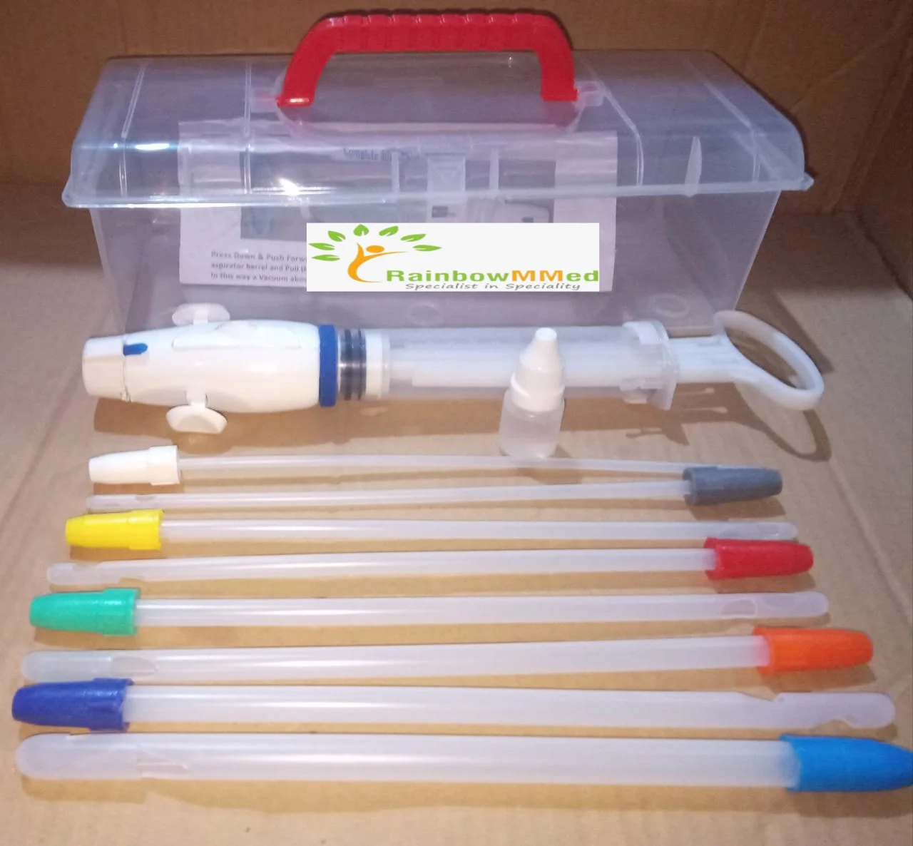 MVA Kit Manual Vacuum Aspiration Kit MVA KIT Double Pinch Valve Autoclavable For Hospital