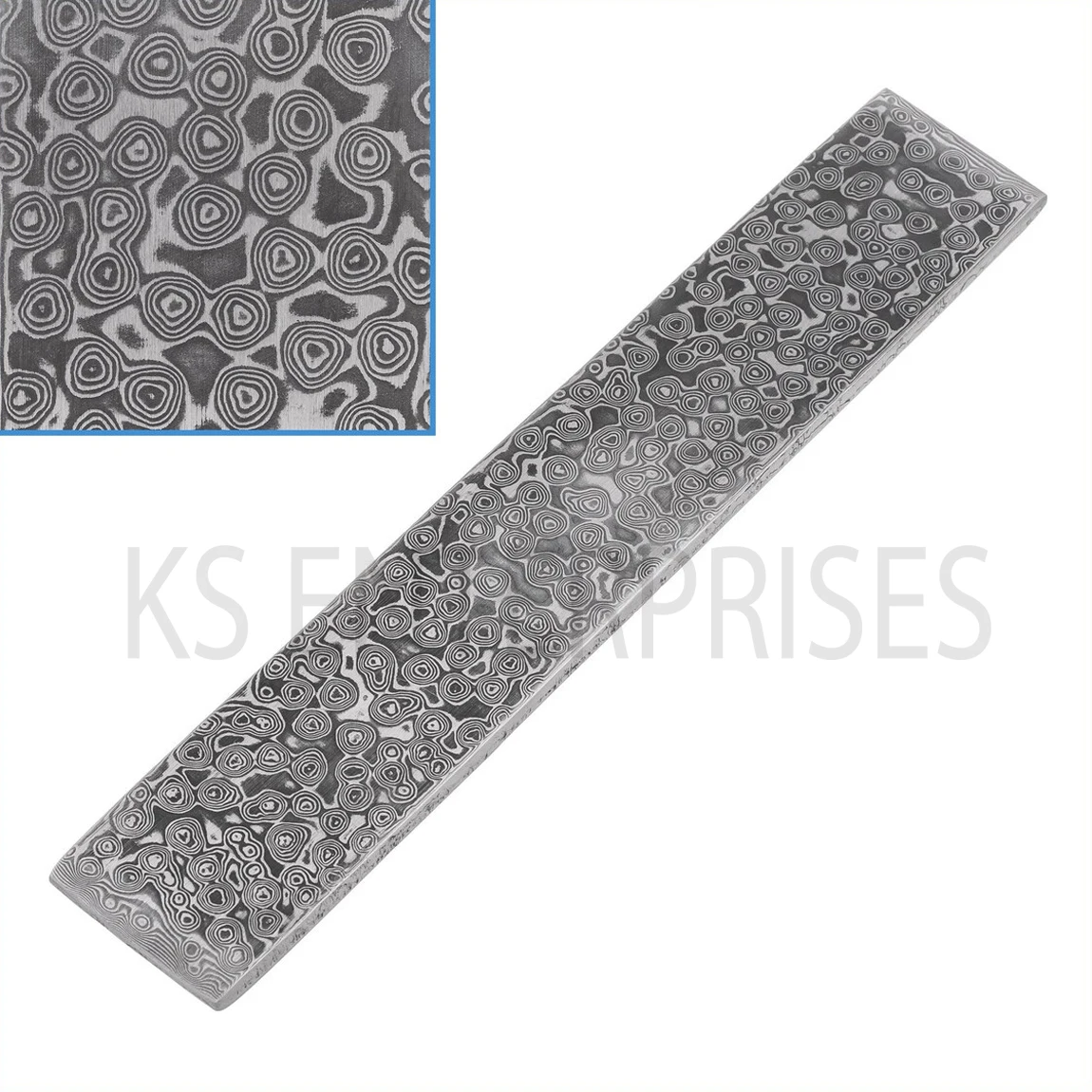 Professional Production High Quality Damascus Steel Billet Hand Made Damascus Billet Bar