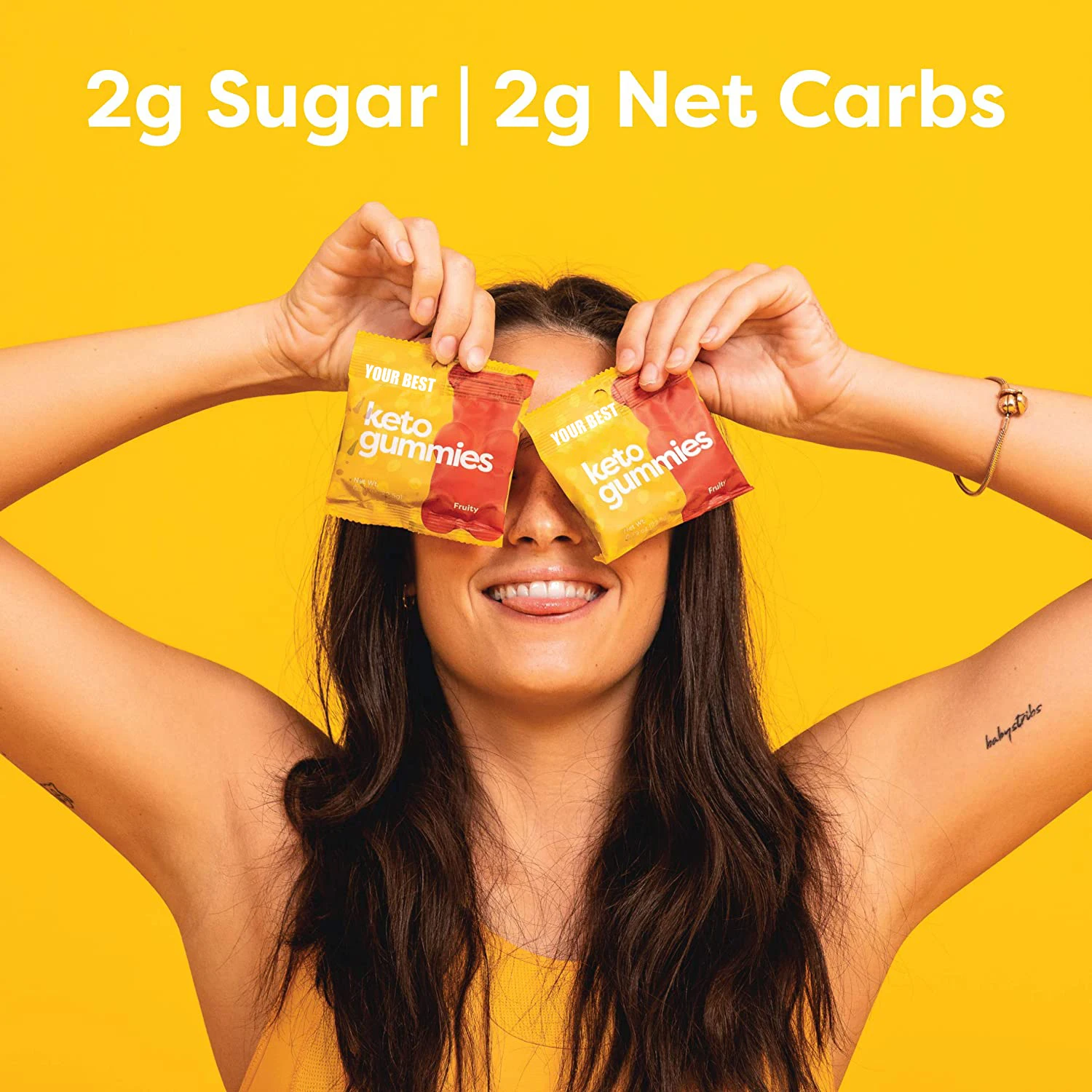 100% vegan sugar free keto candy gummies for weight management