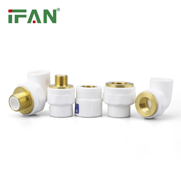 IFAN Professional Supply PPR Fittings DIN 8077/8078 Plastic Fitting PPR PN25 Thread Connector PPR Fittings Plumbing