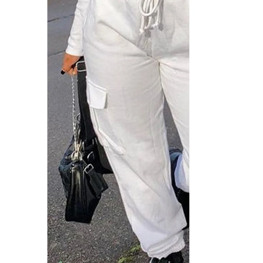 Wholesale Custom Womens Workout Track Joggers French High Waisted Women GYM Sports Cotton Fleece Tapered Fitted Joggers Pants