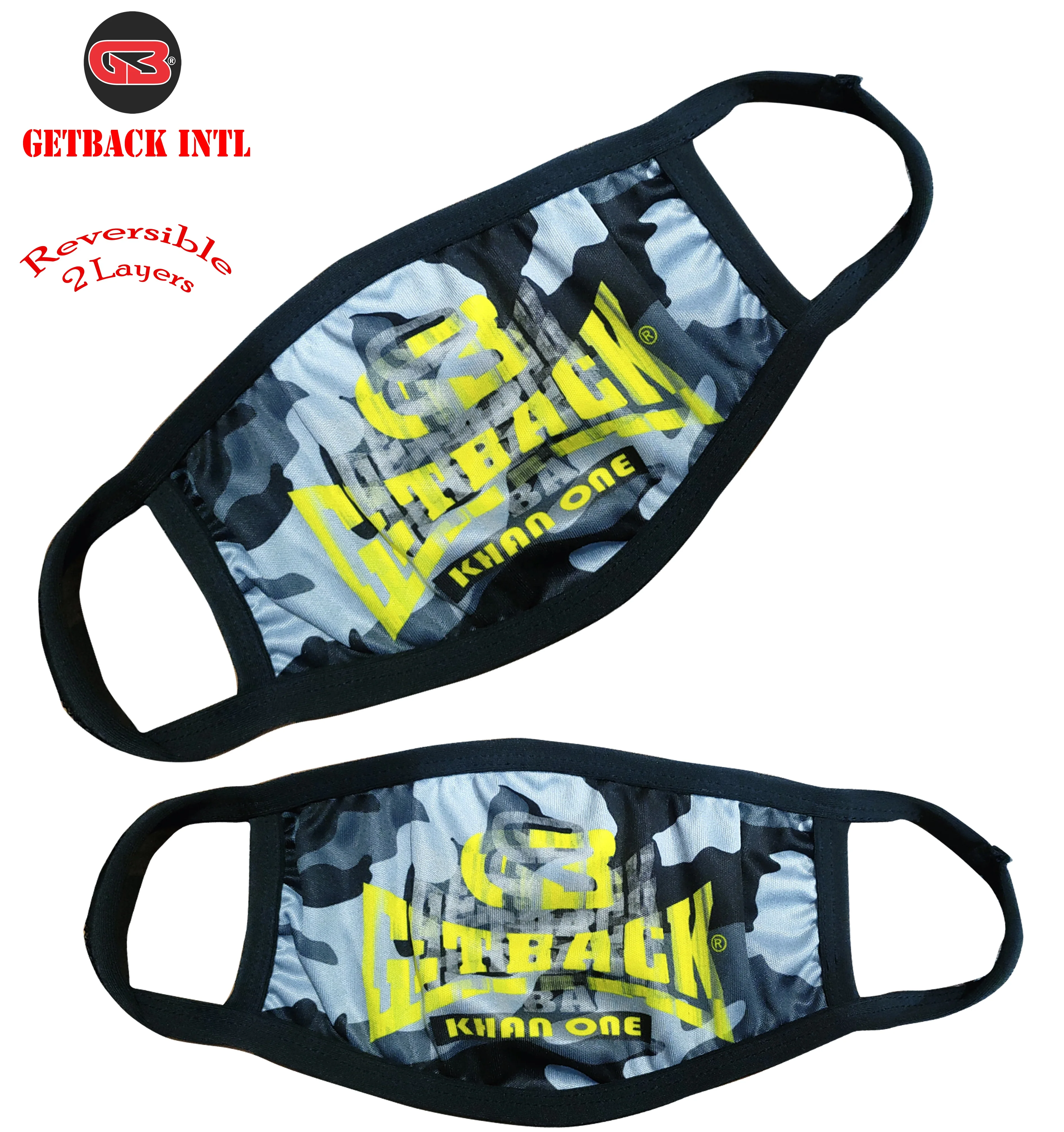 Full Sublimation Oem New Designs Logo Face-Masks-Mouth Covers /Face-Mask-Mouth Covers Reusable Polyester Cotton with 2,3 Layers