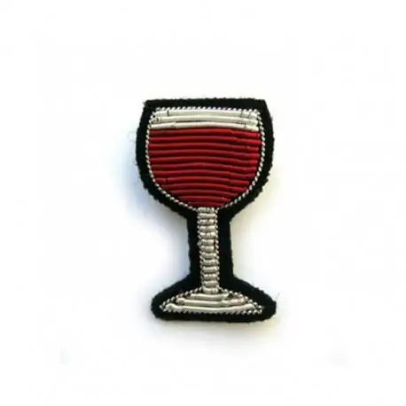 China Bullion Wire Hand Embroidery BEE pin brooch #00941