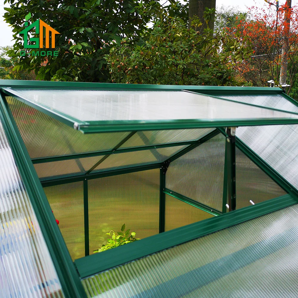 G-MORE Lite Series 8 X 6 FT PC Greenhouse Aluminum Greenhouse