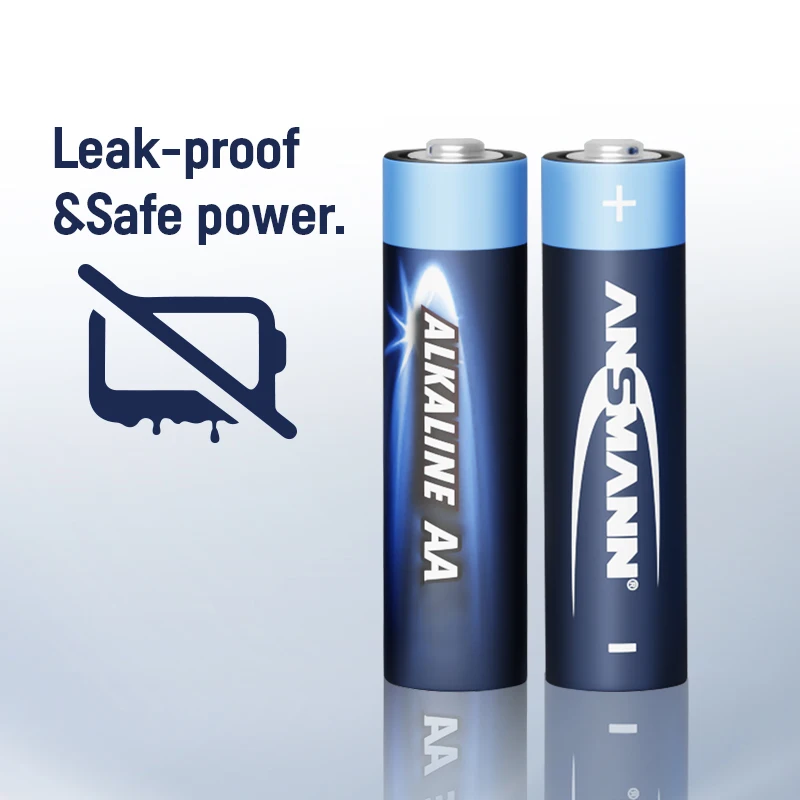 High Quality Aluminium Foil Cylindrical Wholesale Custom Industrial 1.5 V AA Alkaline Battery