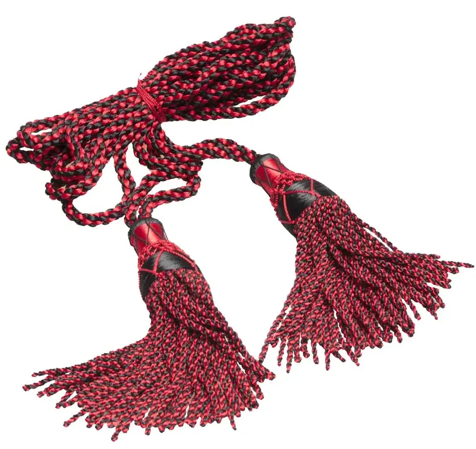 OEM Wholesale Silk 100% Cotton Bugle Ceremonial Stewart Bugle Cord for Marching Band and Bagpipers Customized Colors Tassel Cord