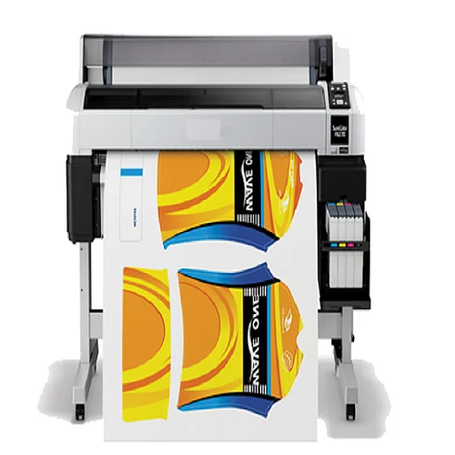 ORIGINAL NEW Epsons SureColor SC-F6270 Dye-Sublimation Textile Printer With Stand and Ink