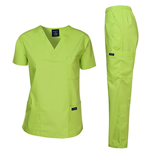 Best Sale Hospital Uniforms Breathable V Necked Dental Clinic Beauty Salon Spa Workwear Medical Uniforms Scrubs Sets on Sale