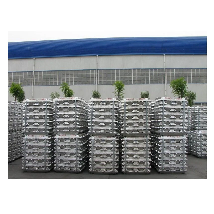 Non-ferrous Metal aluminum alloy ingot adc12 99.7 a7 a grade aluminum ingots factory price