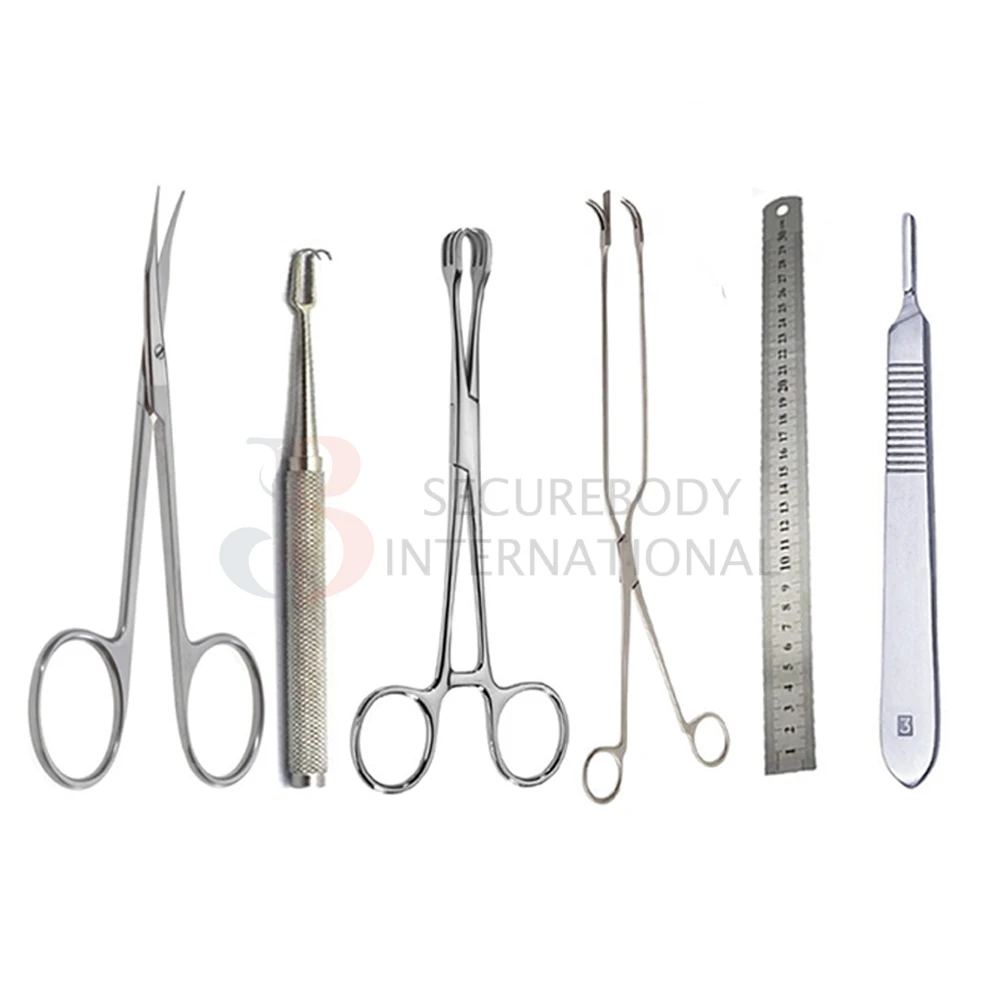 22 шт. набор инструментов для пластической хирургии живота ручной стальной материал