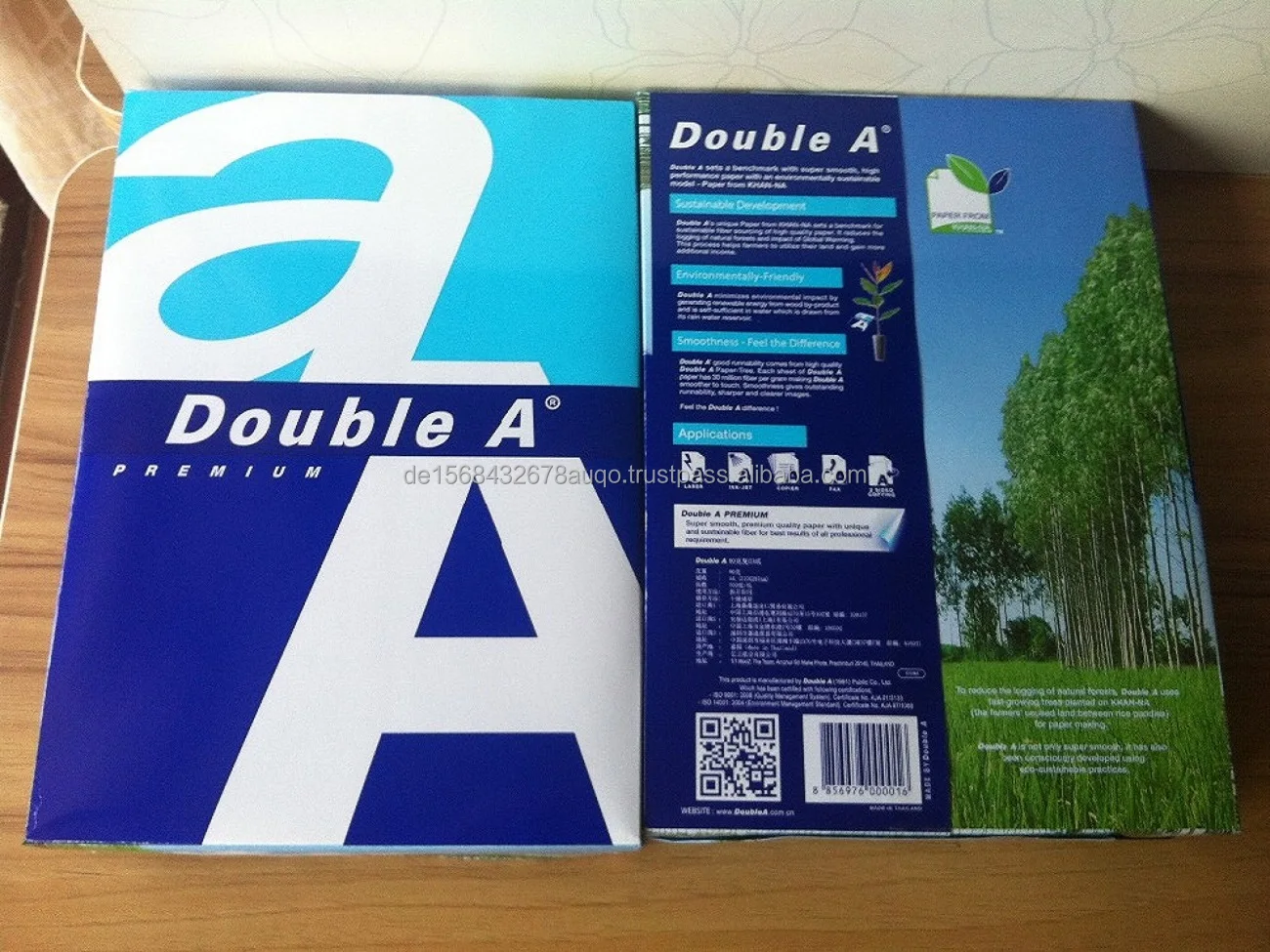 Premium Quality 100% Wood Pulp Copy Paper Double A Printer Paper A4 500 Sheet A3 Size Bond Paper Office Supplies 80g 75g 70g