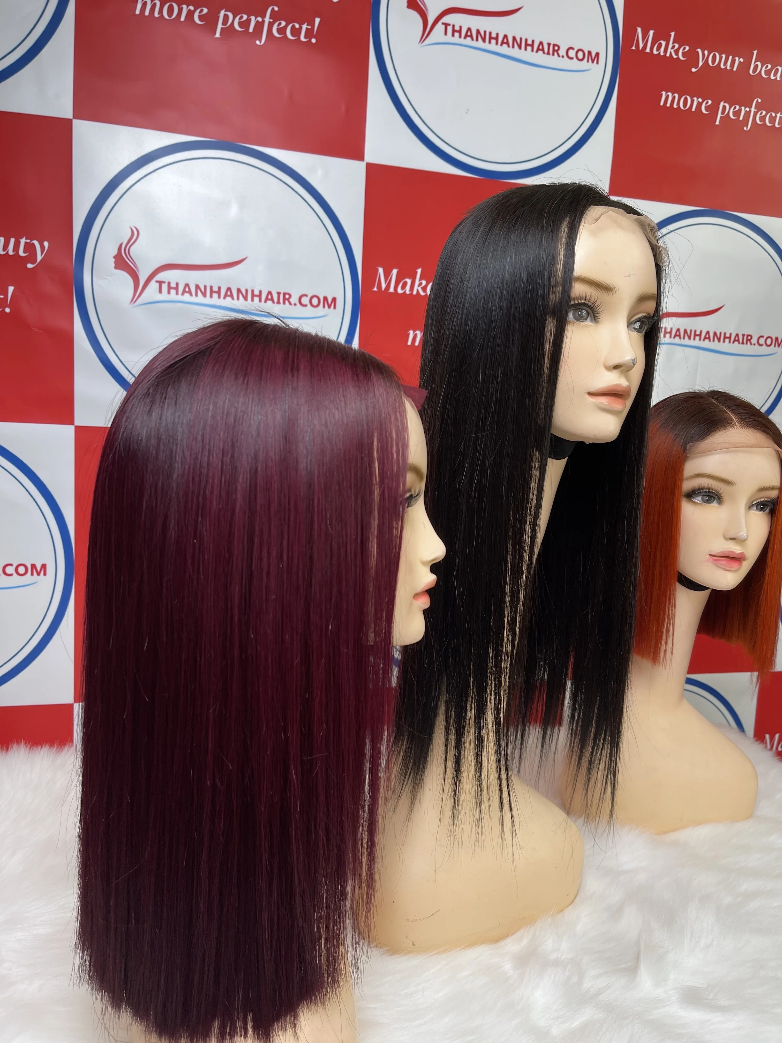 BEST BEAUTY! high quality Wig Hair Extensions Easy to Apply hd lace fit on your skin Ready to Ship