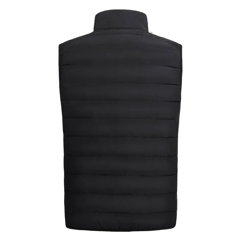 High Quality OEM Custom Logo  Quilted zipper Down Puffer Vest Men and Women winter fashion wear light weight warm fashion wear