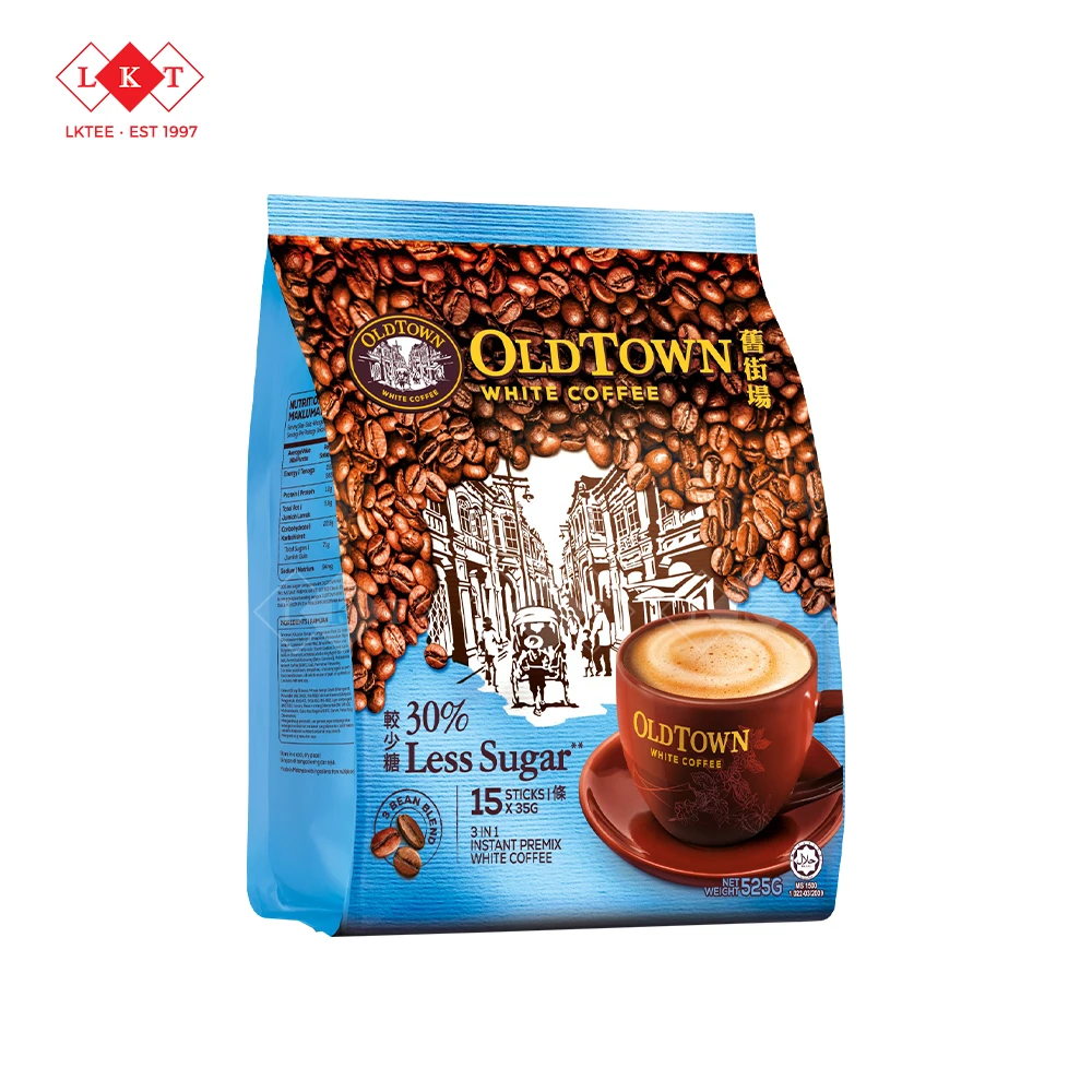OLD TOWN White Coffee Malaysia Less Sugar Instant Coffee Direct Factory Wholesale Export Authorized Distributor