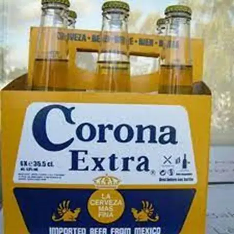 6 pack corona extra bottles beer