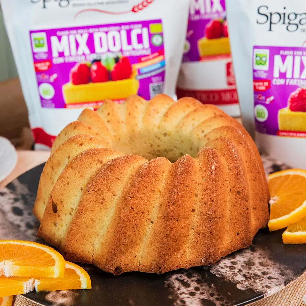 High Quality Made In Italy Organic Gluten Free Wholemeal Stone Ground Flour Mix For Cakes and Sweets 500 G