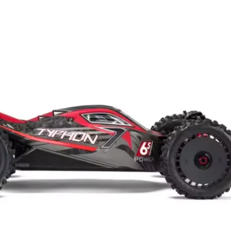 BEST PRICE For New Arrma 1/8 TYPHON 6S V5 4X4 BLX Buggy with Spektrum Firma RTR, Black