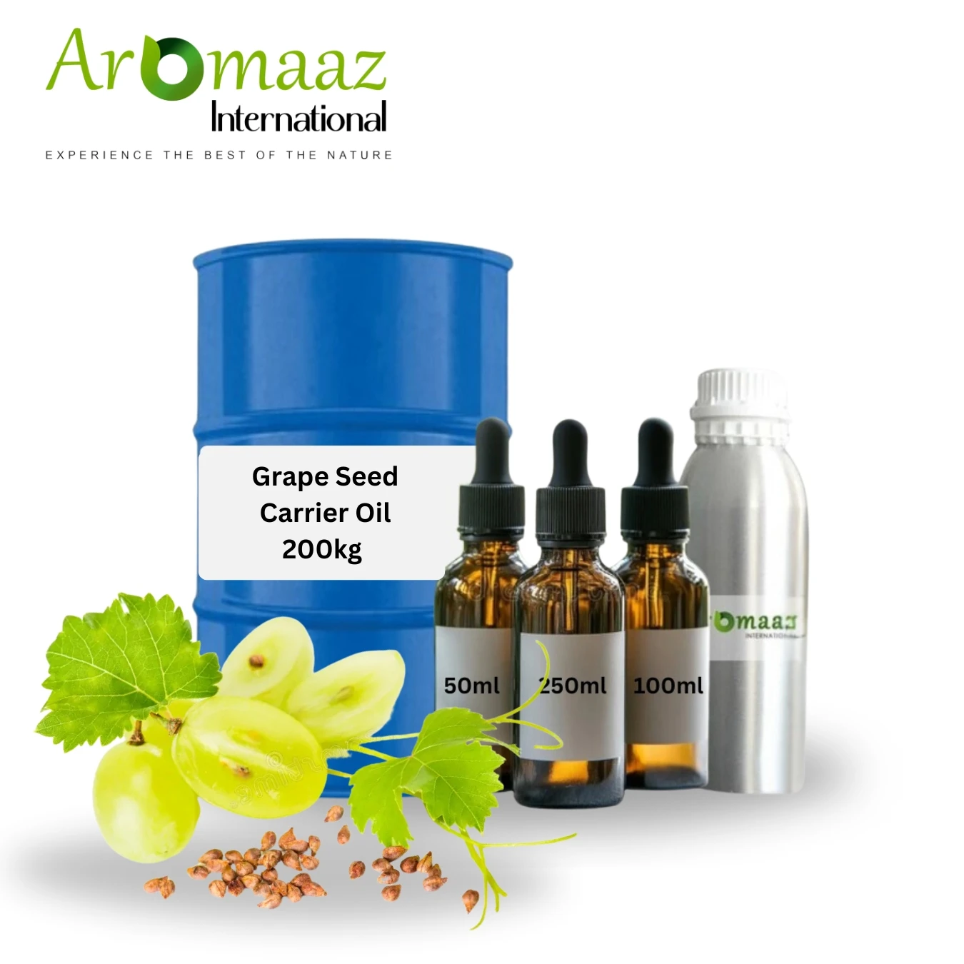 Supplier of 1L Cold Pressed Grape Seed Carrier Oil Wholesaler with and Customize Log Private Labeling Price of Grape Seed Oil