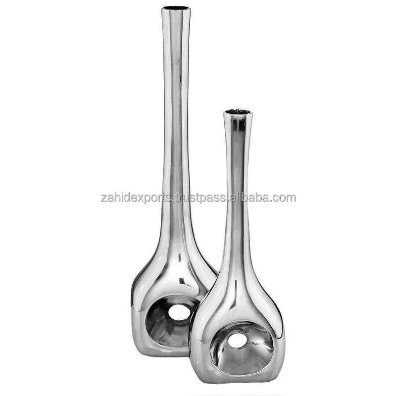 Wholesale Factory Supply Metal Flower Vase for Hotel and Villa Tabletop Decoration from India Export